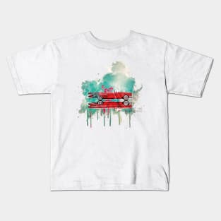 Pontiac Bonneville Splash art Kids T-Shirt